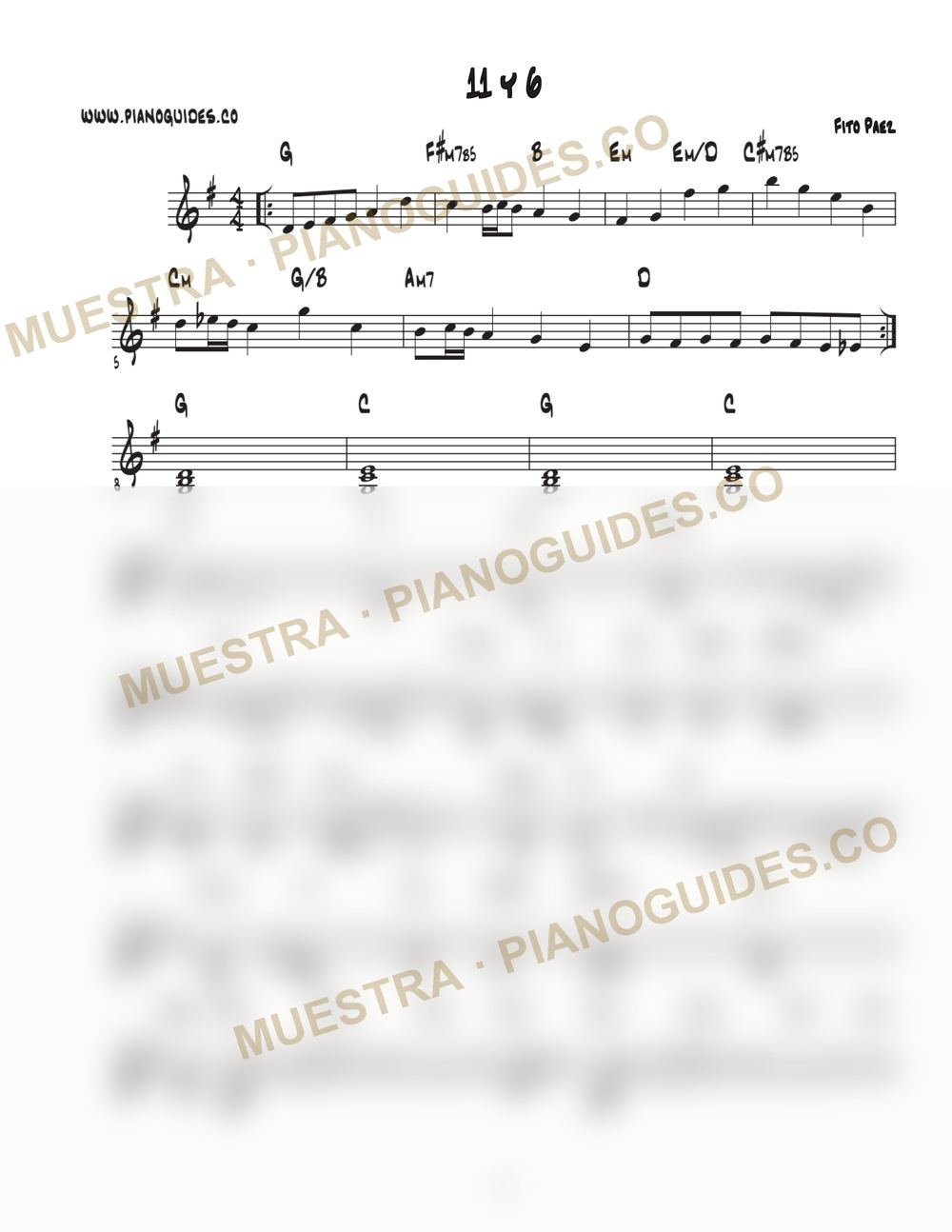 Primera página de la guía 11 Y 6