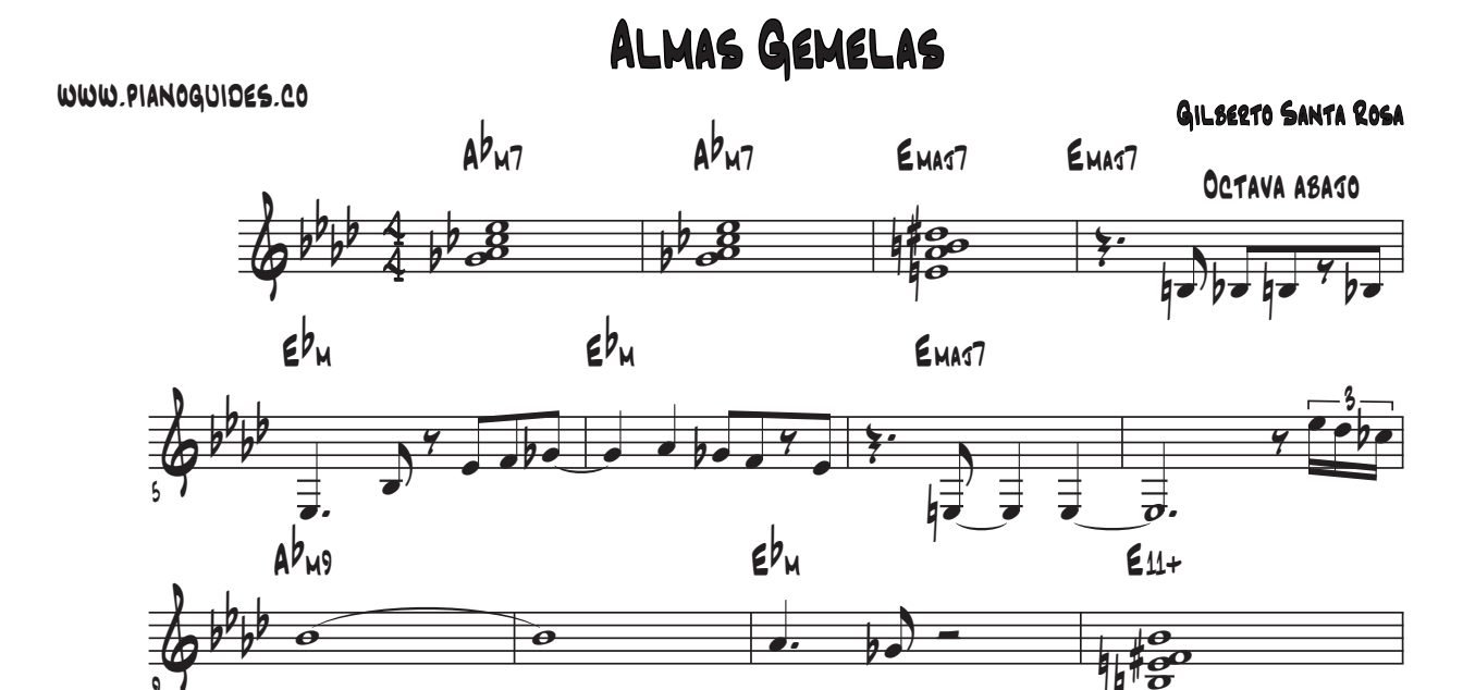 Título y primeras líneas de la guía de Almas Gemelas