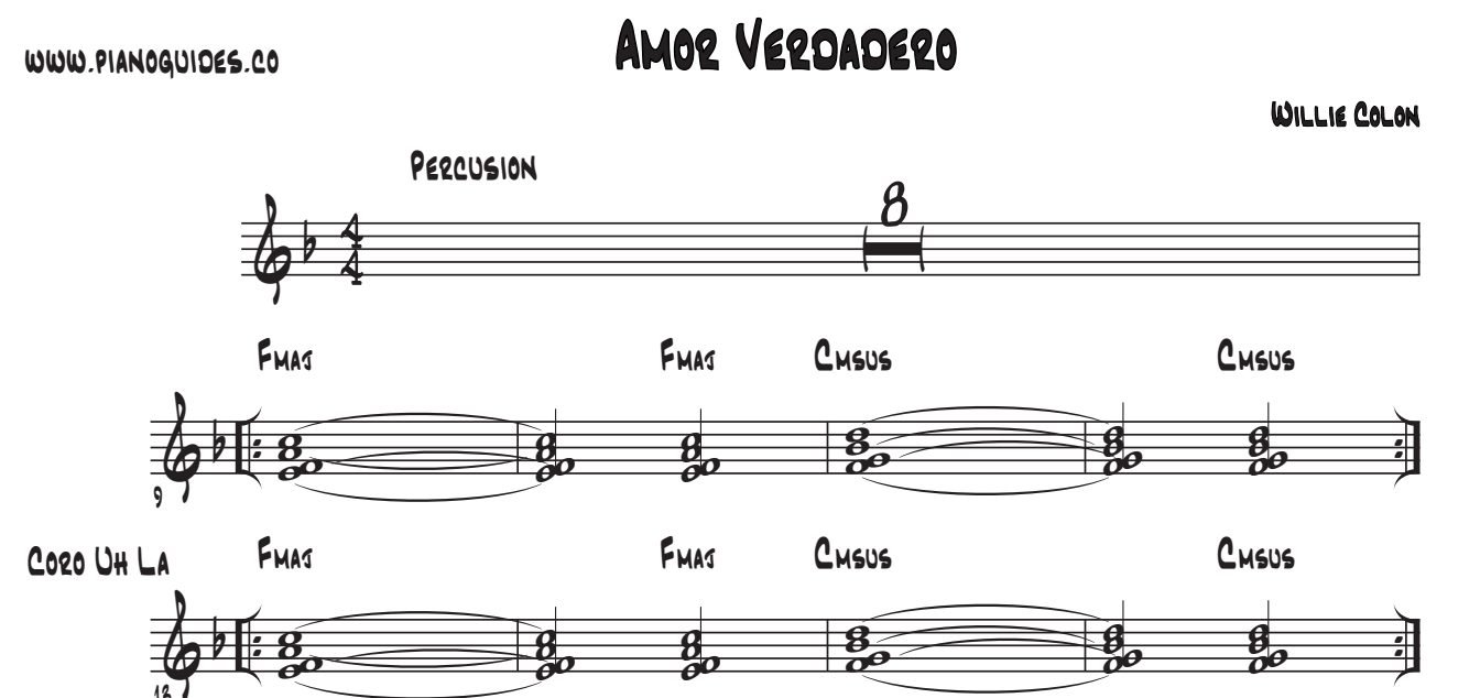 Título y primeras líneas de la guía de Amor Verdadero