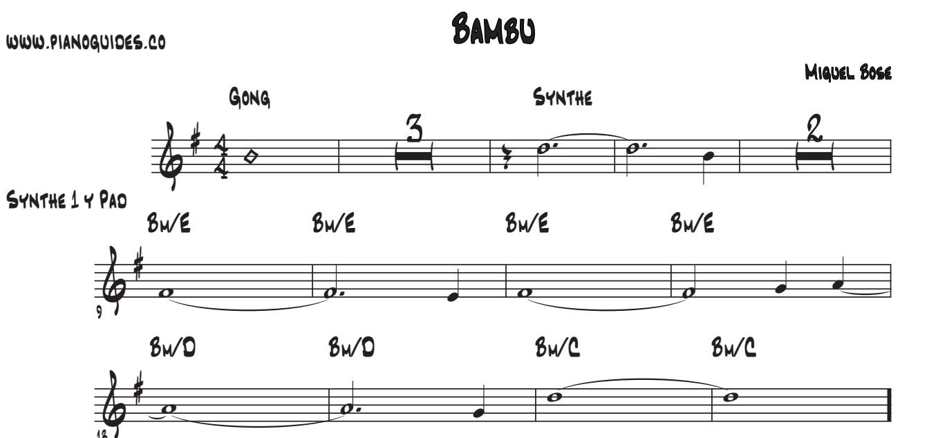 Título y primeras líneas de la guía de Bambú