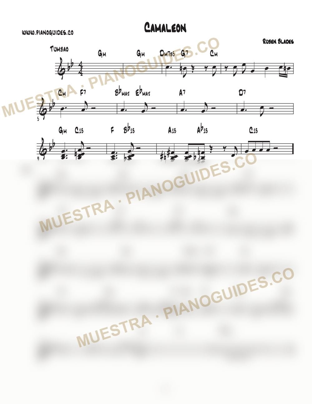 Primera página de la guía Camaleón