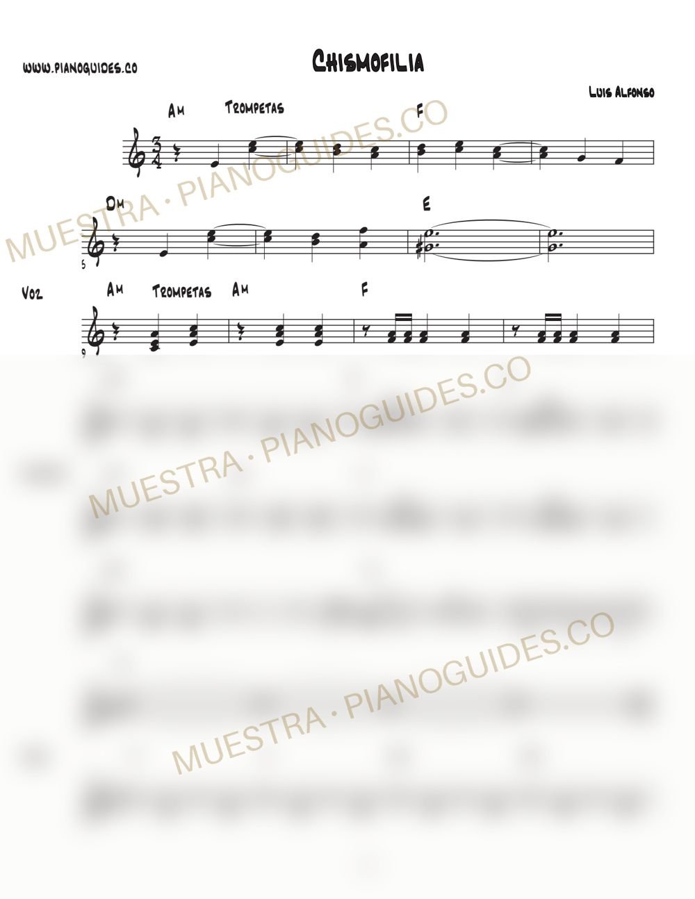 Primera página de la guía Chismofilia