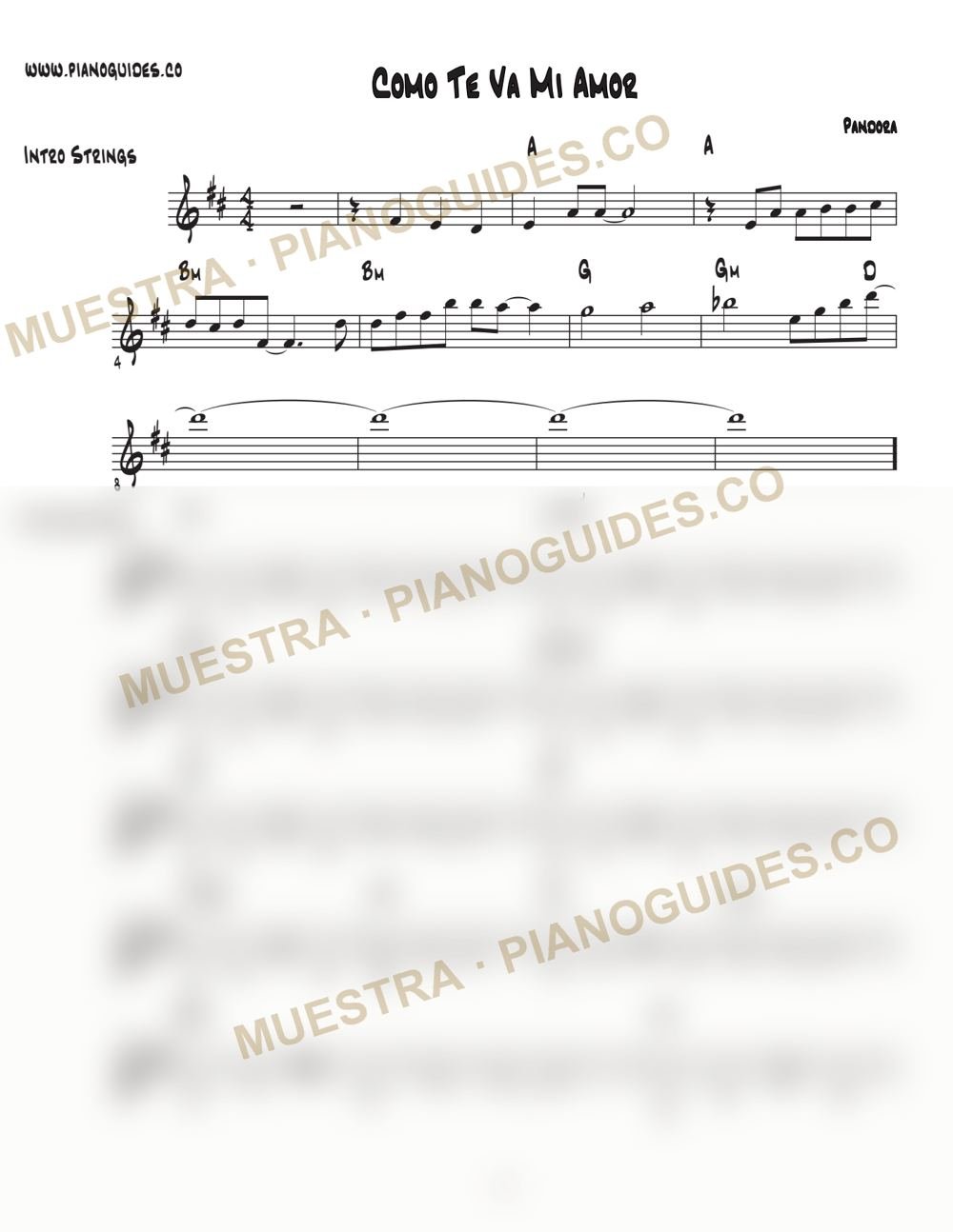Primera página de la guía Cómo Te Va Mi Amor
