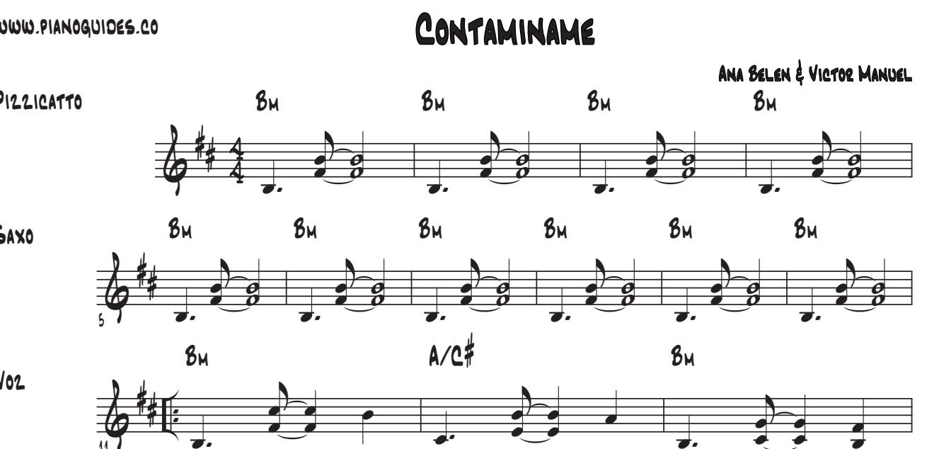 Título y primeras líneas de la guía de Contamíname