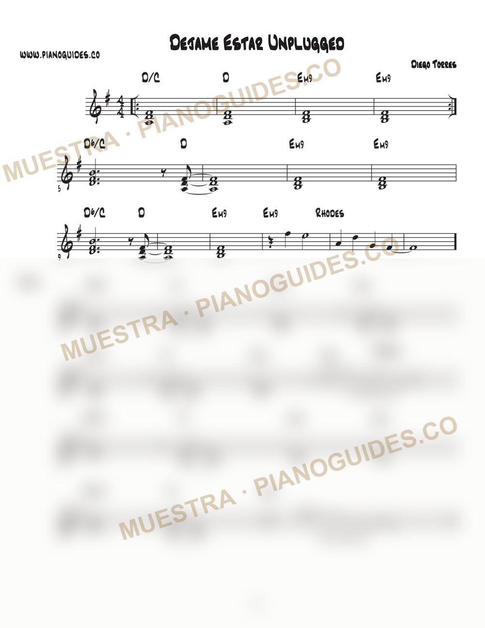 Primera página de la guía Déjame Estar