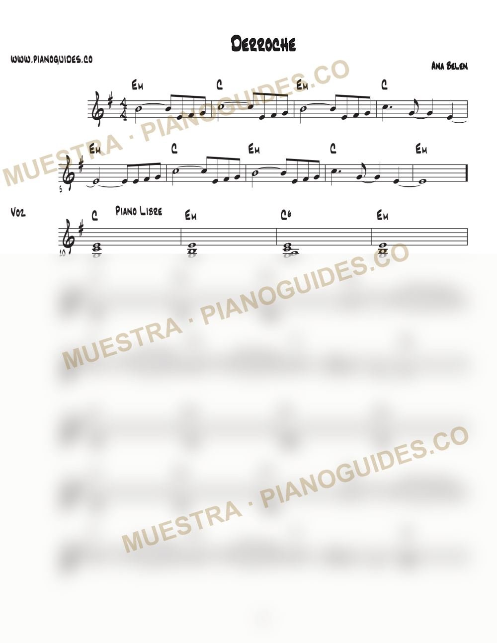 Primera página de la guía Derroche