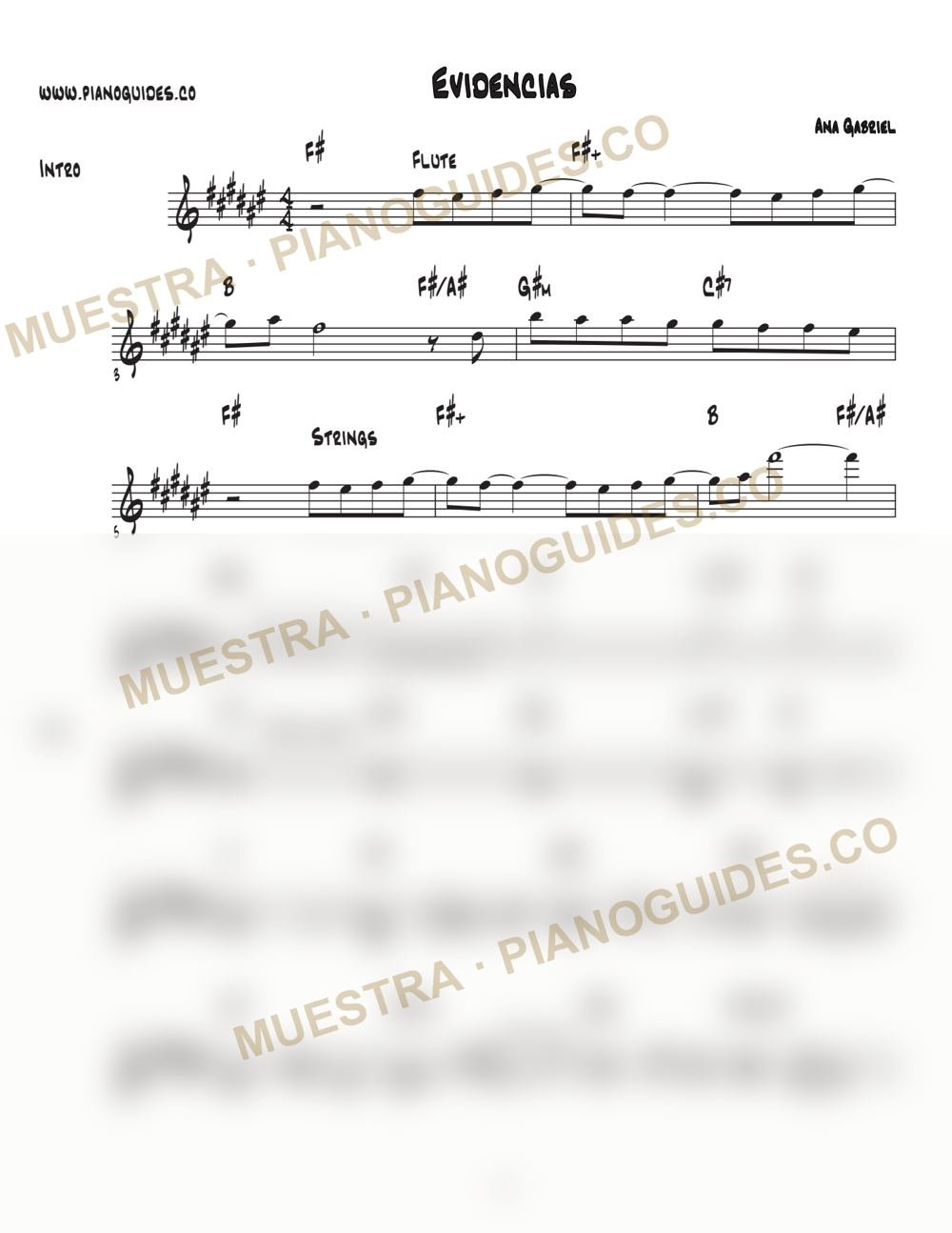 Primera página de la guía Evidencias