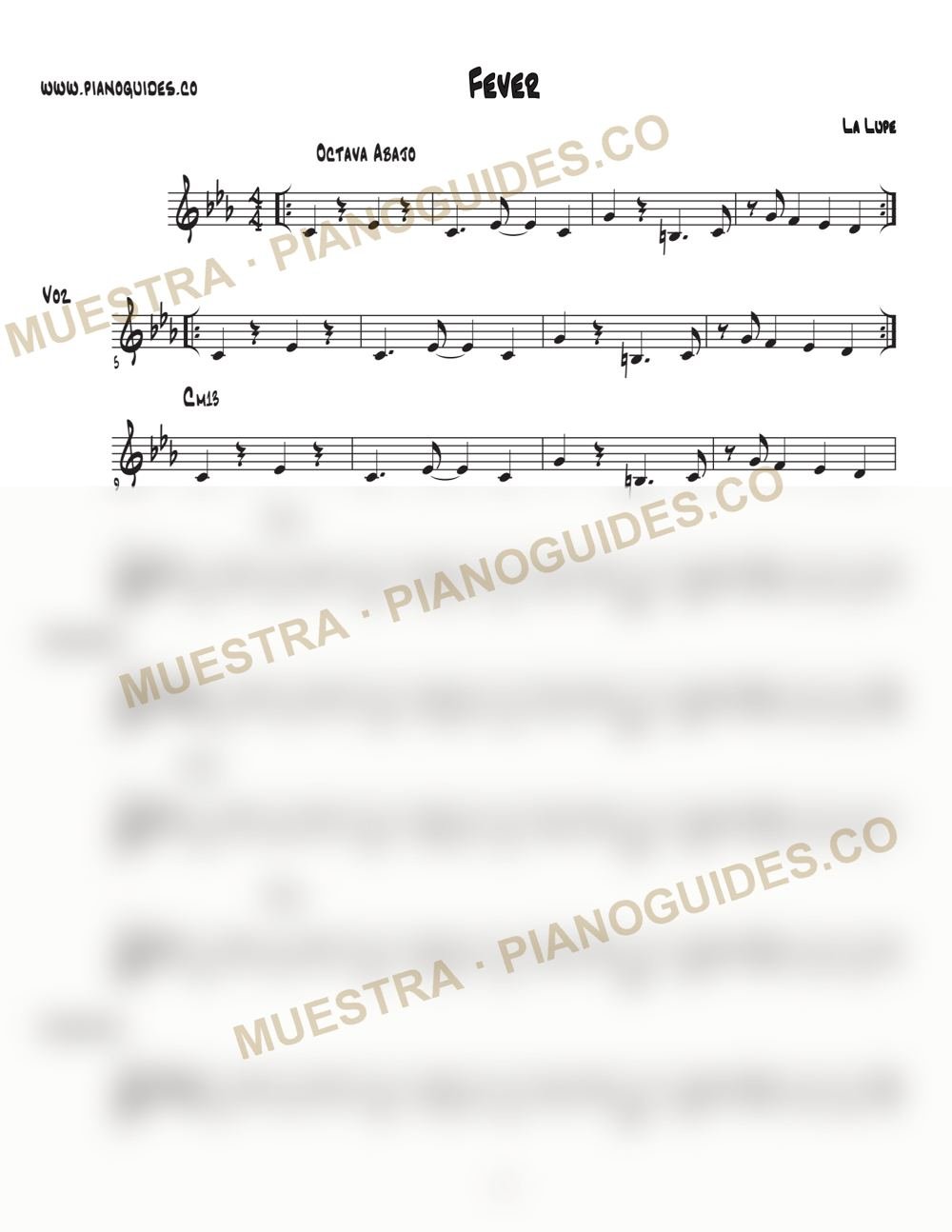 Primera página de la guía Fever