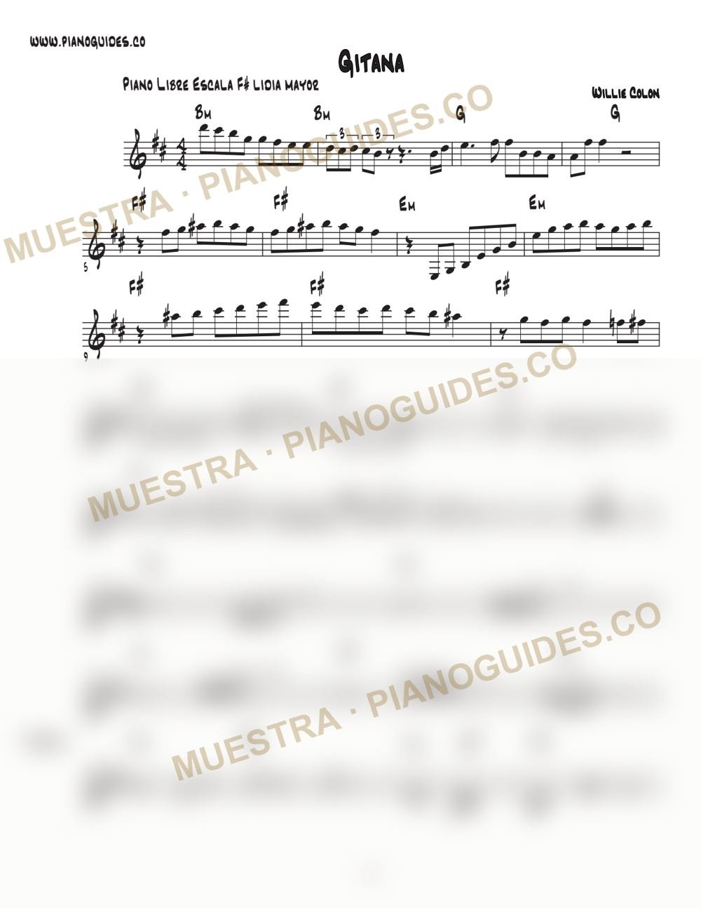 Primera página de la guía Gitana