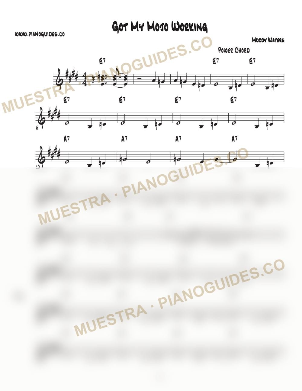 Primera página de la guía Got My Mojo Working