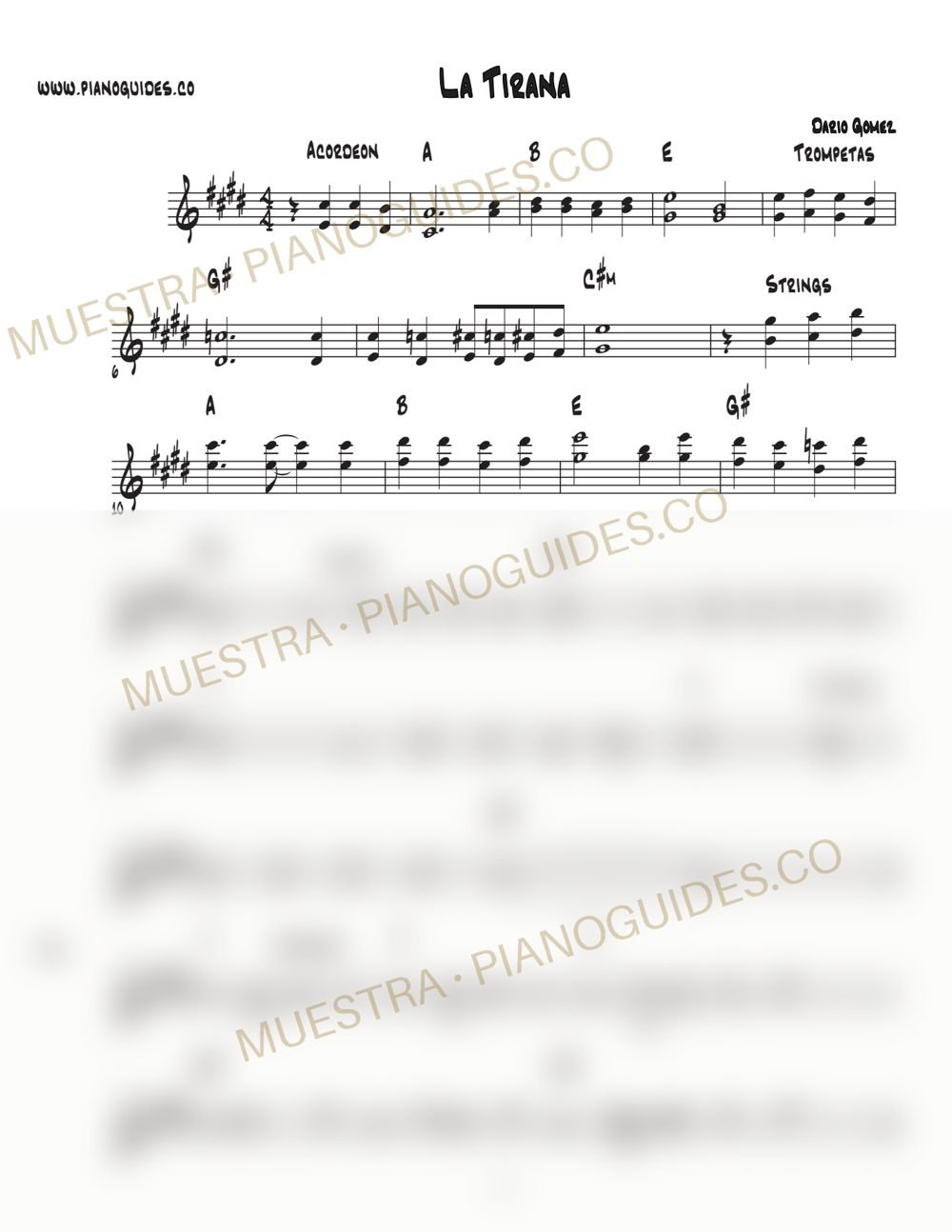 Primera página de la guía La Tirana