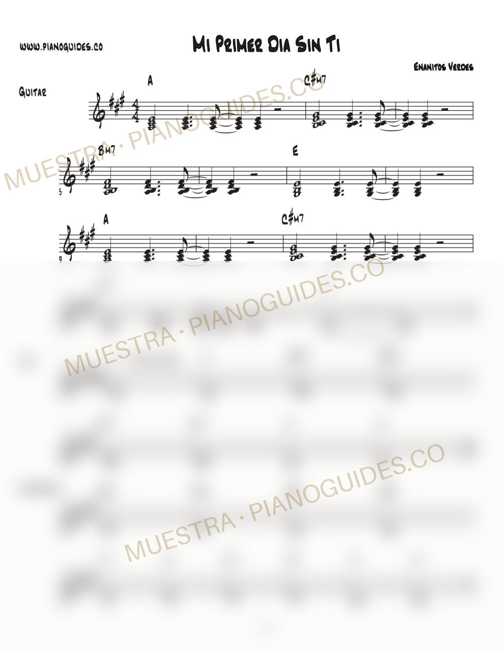 Primera página de la guía Mi Primer Dia Sin Ti