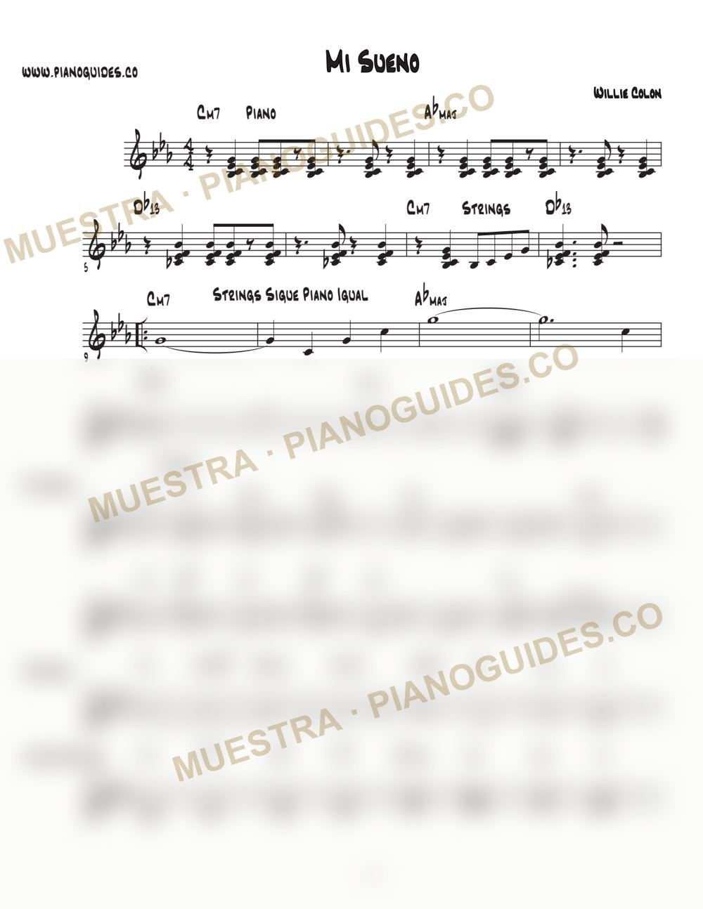 Primera página de la guía Mi Sueño