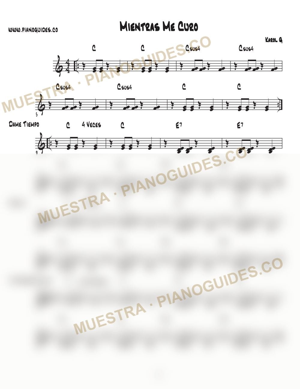 Primera página de la guía Mientras Me Curo