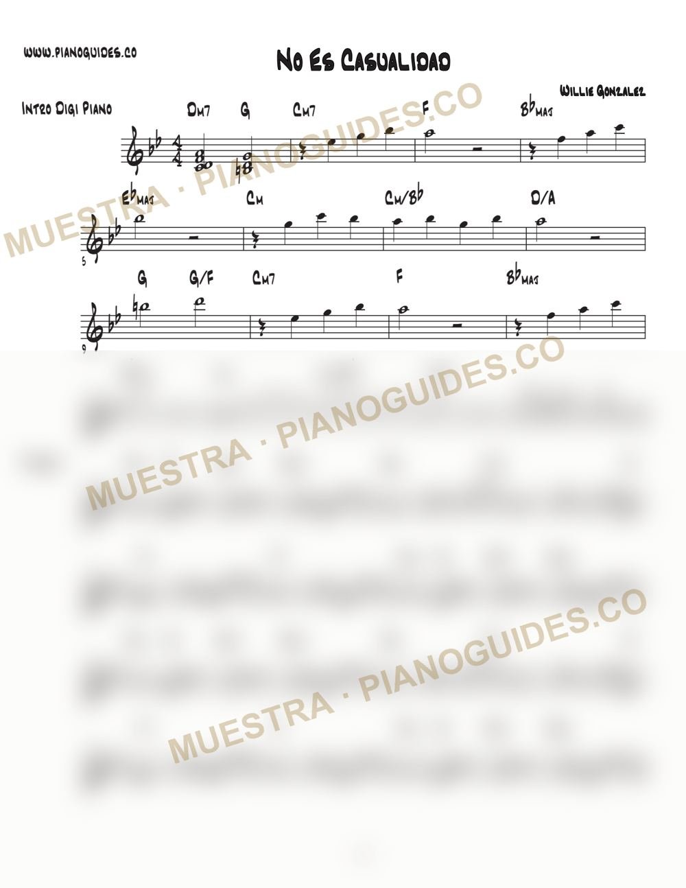 Primera página de la guía No Es Casualidad