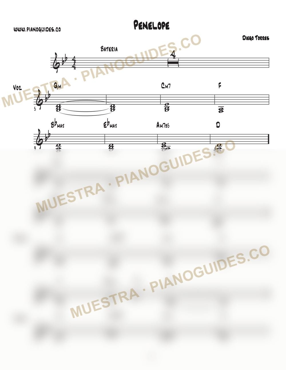 Primera página de la guía Penélope