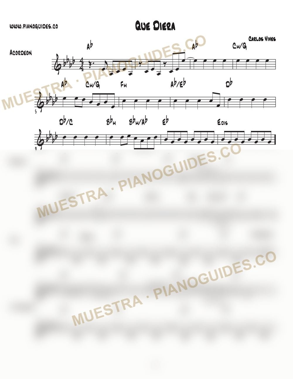 Primera página de la guía Qué Diera