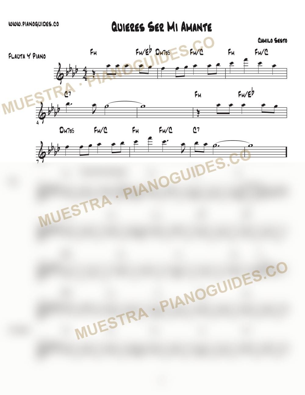 Primera página de la guía ¿Quieres Ser Mi Amante?