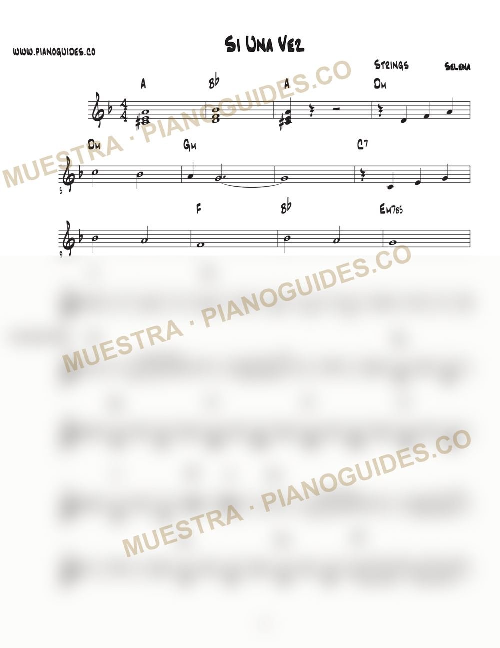 Primera página de la guía Si Una Vez