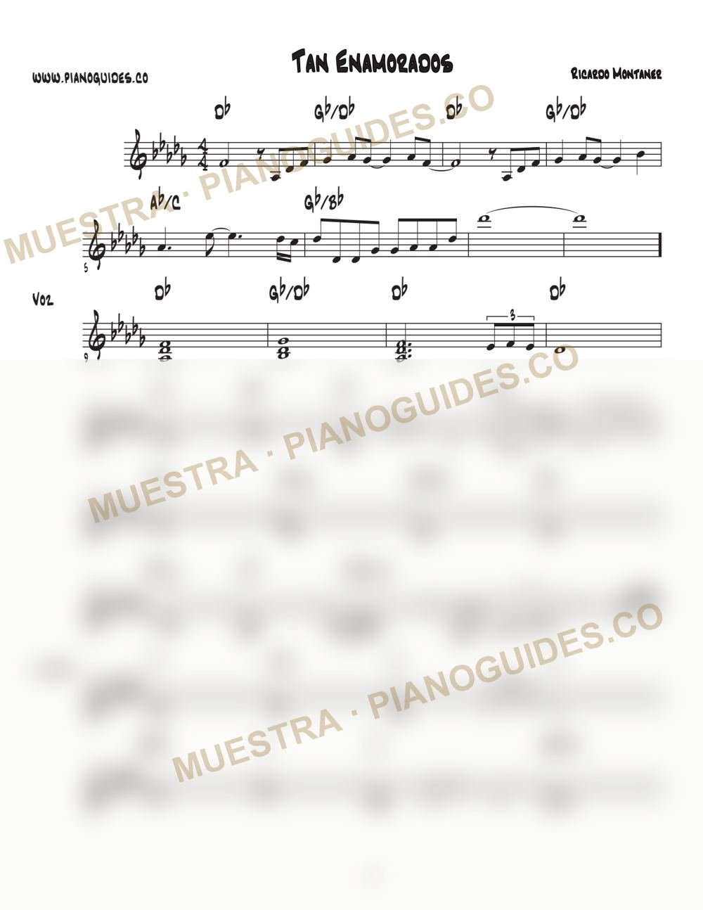 Primera página de la guía Tan Enamorados