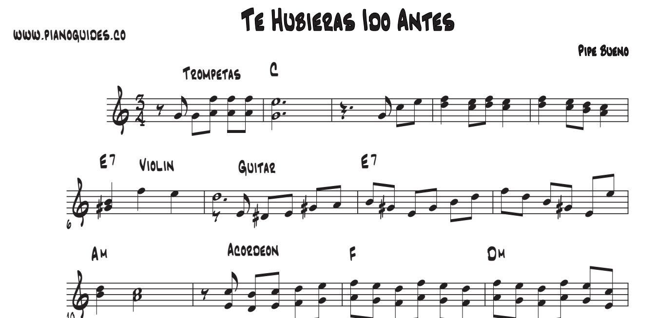 Título y primeras líneas de la guía de Te Hubieras Ido Antes
