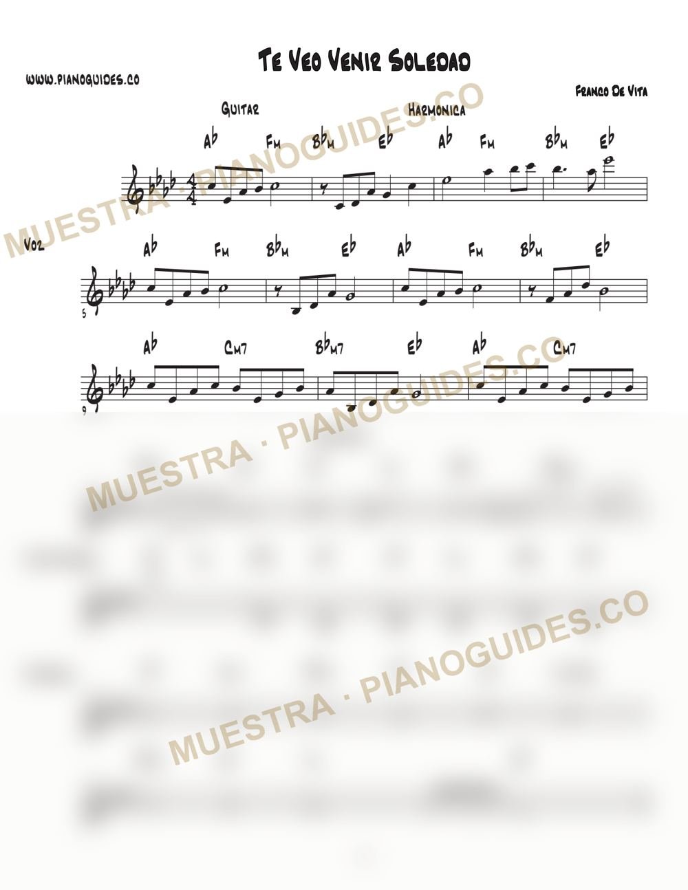 Primera página de la guía Te Veo Venir Soledad