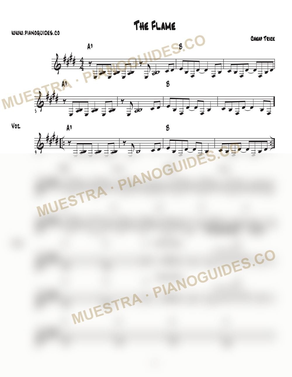 Primera página de la guía The Flame