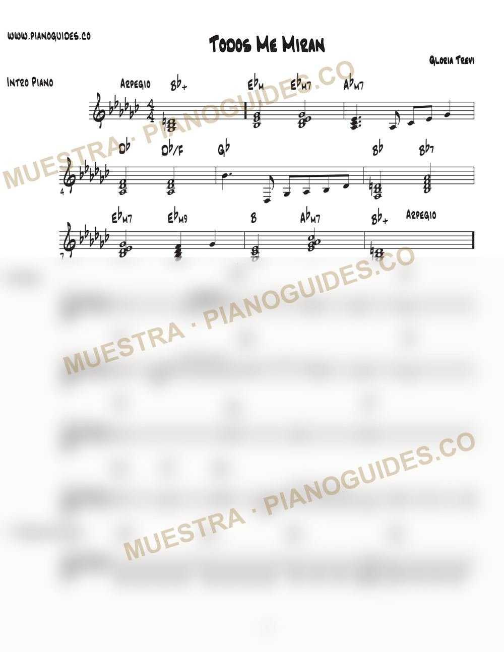 Primera página de la guía Todos Me Miran