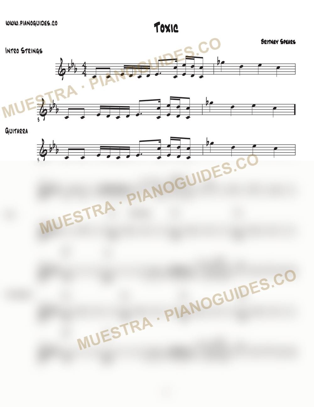 Primera página de la guía Toxic