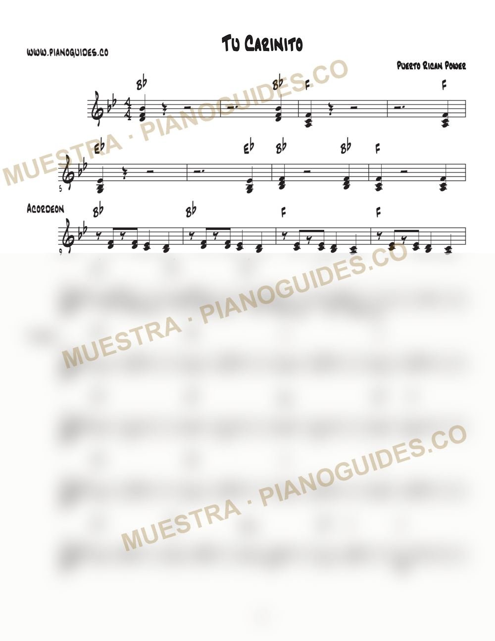 Primera página de la guía Tu Cariñito