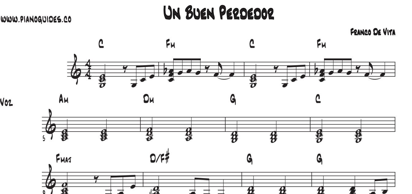 Título y primeras líneas de la guía de Un Buen Perdedor