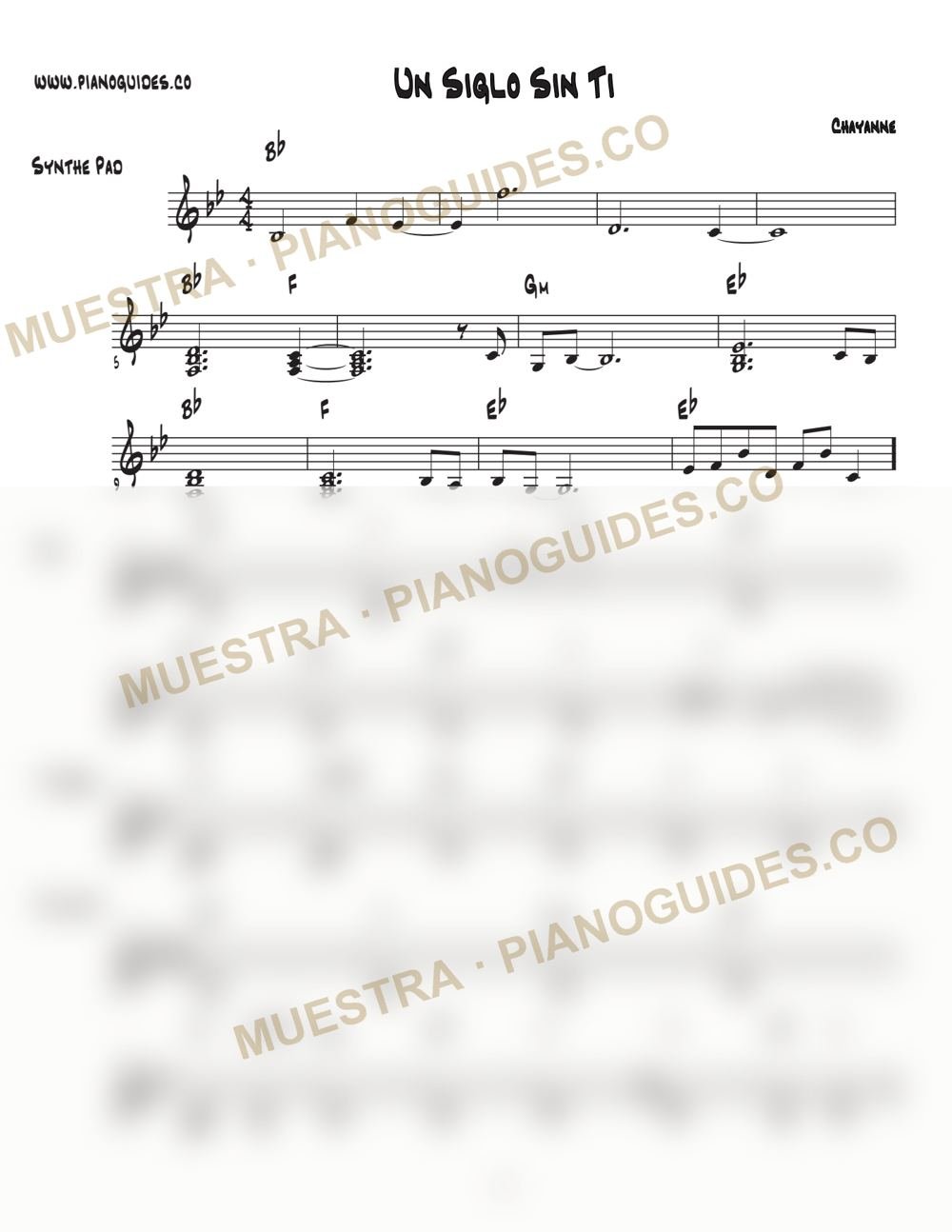 Primera página de la guía Un Siglo Sin Ti