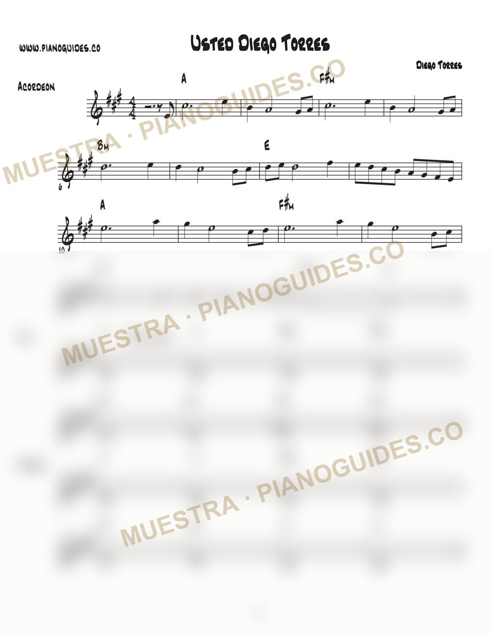 Primera página de la guía Usted