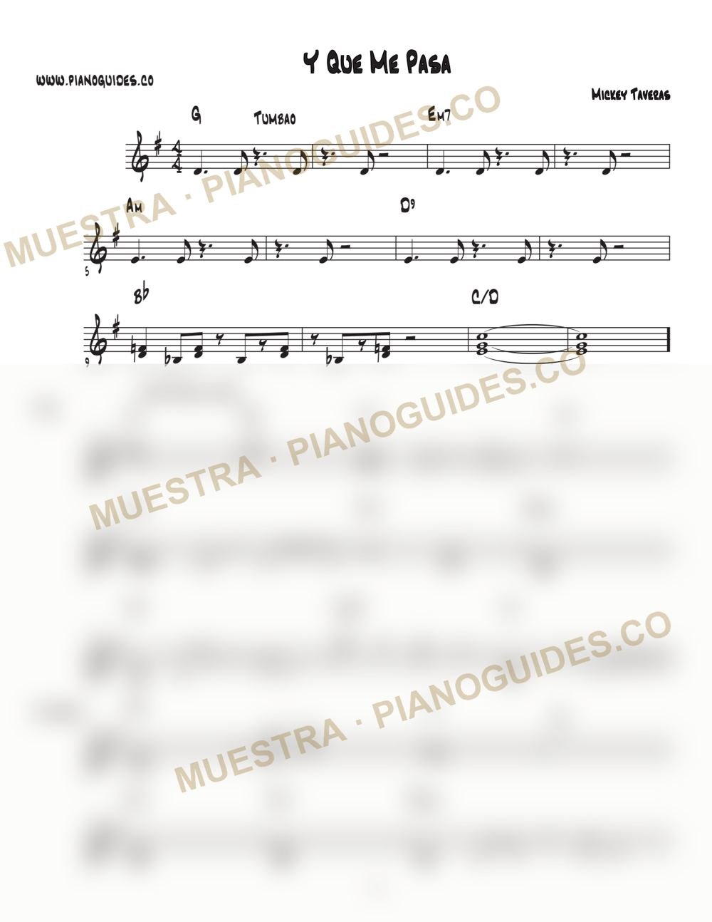 Primera página de la guía Y Qué Me Pasa