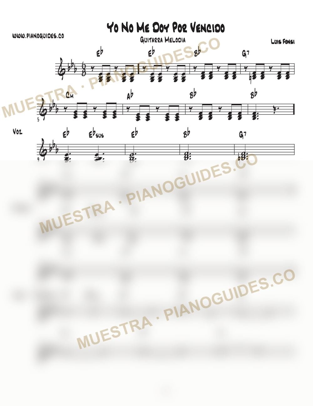 Primera página de la guía Yo No Me Doy Por Vencido